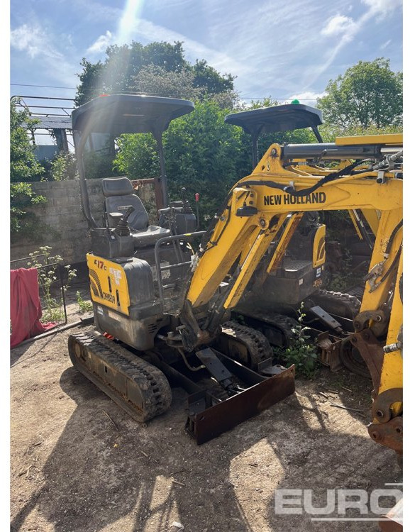 2021 New Holland E17C Rubber Tracks, QH, Blade, Offset, Piped - Minigraver: bilde 1 2021 New Holland E17C Rubber Tracks, QH, Blade, Offset, Piped - Minigraver: bilde 1