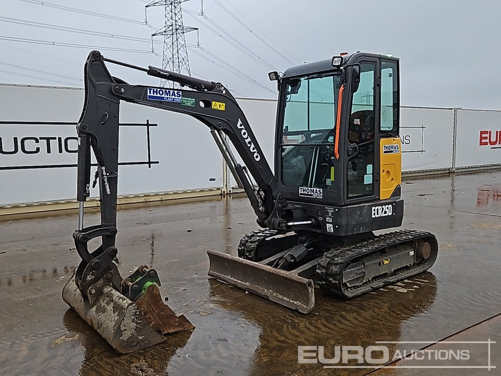 2021 Volvo ECR25D - Minigraver: bilde 1 2021 Volvo ECR25D - Minigraver: bilde 1