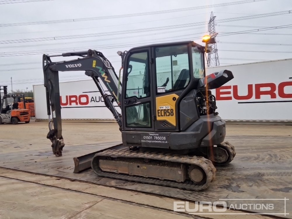 2021 Volvo ECR58F - Minigraver: bilde 3 2021 Volvo ECR58F - Minigraver: bilde 3