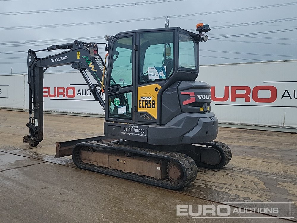 2021 Volvo ECR58F - Minigraver: bilde 3 2021 Volvo ECR58F - Minigraver: bilde 3