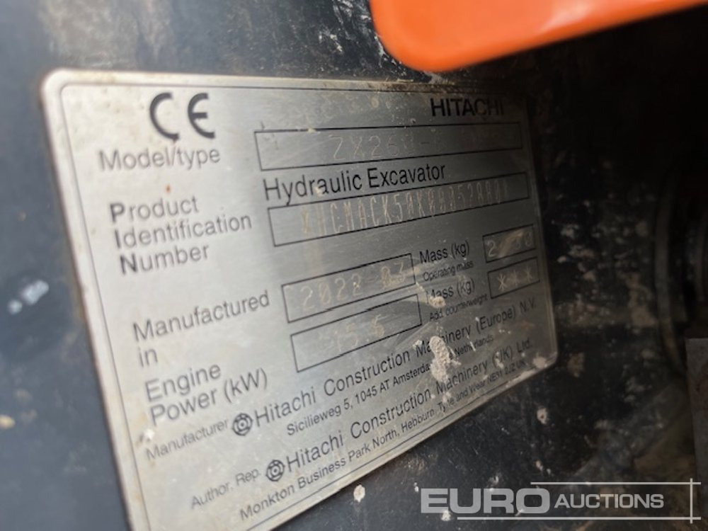 2022 Hitachi ZX26U-6 YLR - Minigraver: bilde 4 2022 Hitachi ZX26U-6 YLR - Minigraver: bilde 4