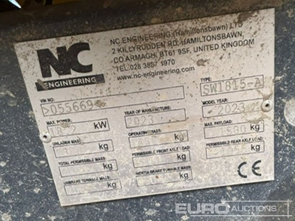 2023 NC SW1815-A - Kompaktdumper: bilde 3 2023 NC SW1815-A - Kompaktdumper: bilde 3