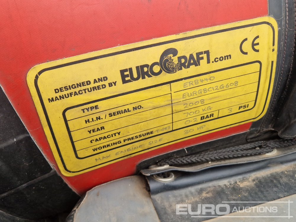 Annet utstyr Eurocraft Inflaitable Speed Boat, Mariner Outboard Motor, Single Axle Trailer: bilde 27