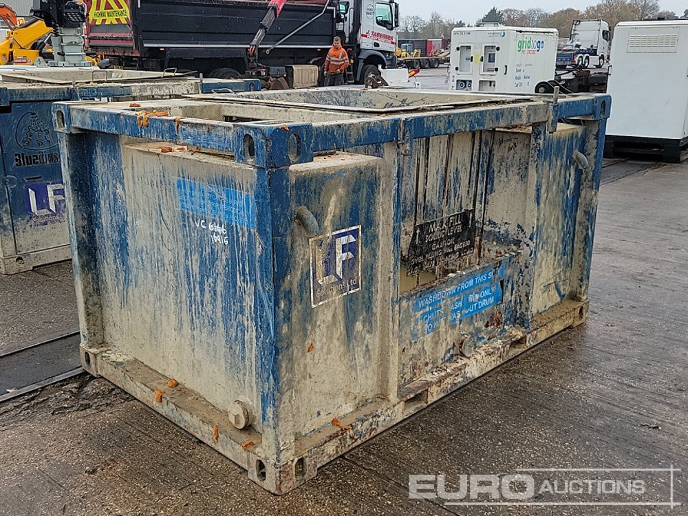 Blue Rinse Base Unit to suit Concrete Wash Out Station - Tippcontainer: bilde 3 Blue Rinse Base Unit to suit Concrete Wash Out Station - Tippcontainer: bilde 3