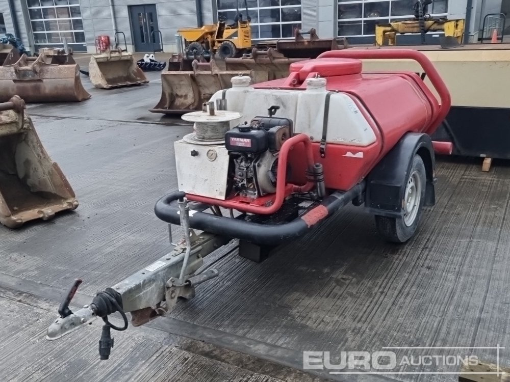 Brendon Powerwashers Single Axle Plastic Water Bowser, Yanmar Pressure Washer - Høytrykkspyler: bilde 1 Brendon Powerwashers Single Axle Plastic Water Bowser, Yanmar Pressure Washer - Høytrykkspyler: bilde 1