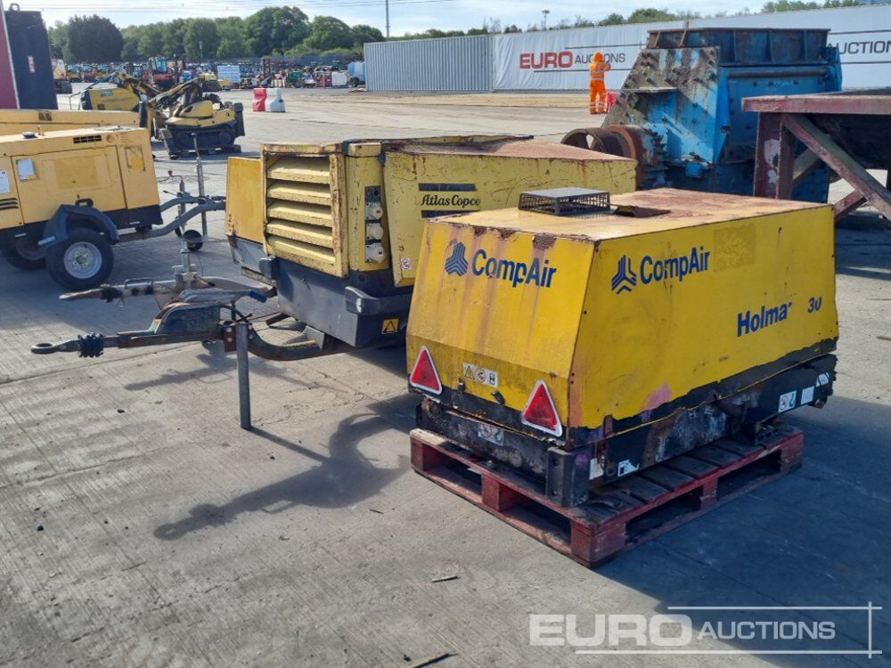 Comp Air Compressor (Engine Missing), Atlas Copco Single Axle Compressor (Engine Missing), Comp Air Single Axle Compressor (Engine Missing) - Luftkompressor: bilde 1 Comp Air Compressor (Engine Missing), Atlas Copco Single Axle Compressor (Engine Missing), Comp Air Single Axle Compressor (Engine Missing) - Luftkompressor: bilde 1