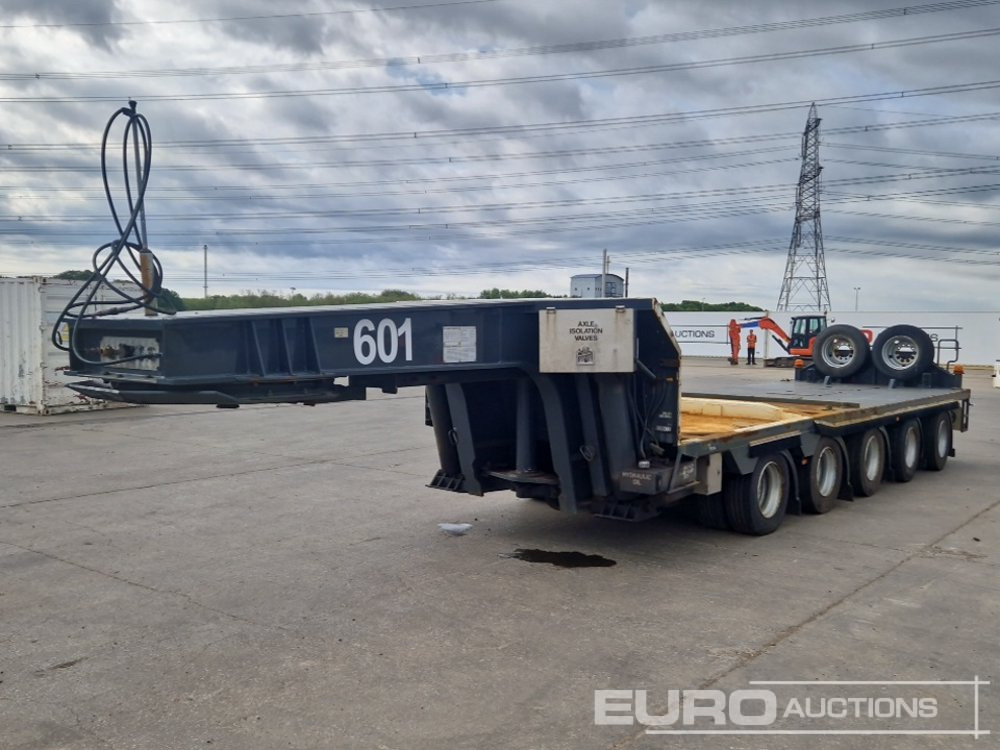 Crane Fruehauf 74 Ton 5 Axle Low Loader Trailer, Rear Steer - Lavloader semitrailer: bilde 1 Crane Fruehauf 74 Ton 5 Axle Low Loader Trailer, Rear Steer - Lavloader semitrailer: bilde 1