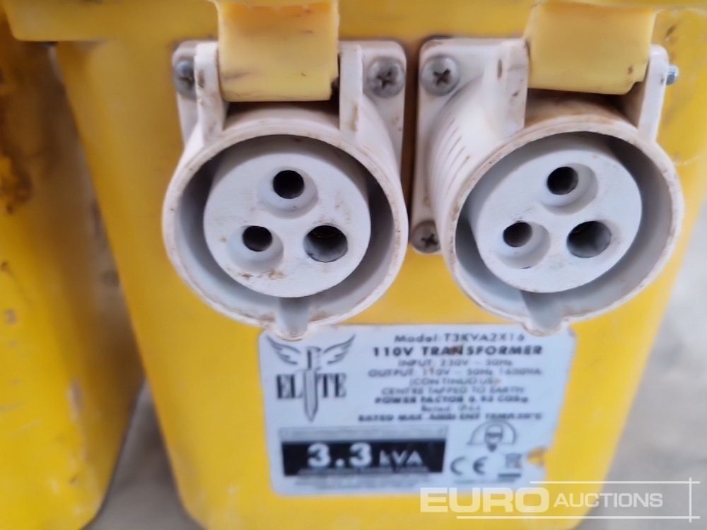 Anleggsmaskiner Elite 3.3 Kva 110 Volt Transformer (2 of): bilde 15