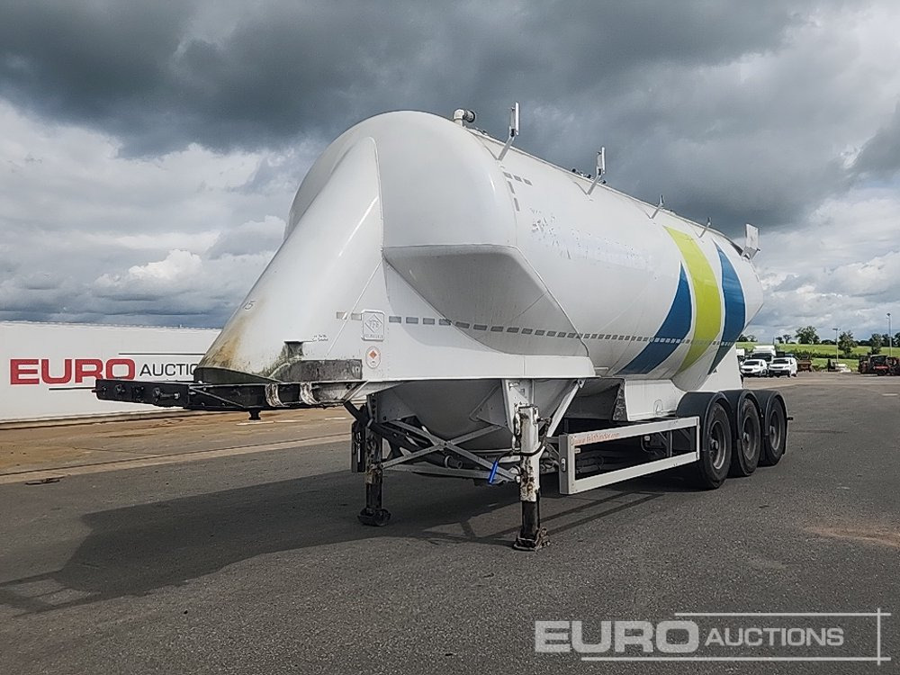 Feldbinder Tri Axle Cement Tanker, BPW Axles - Tanksemi: bilde 1 Feldbinder Tri Axle Cement Tanker, BPW Axles - Tanksemi: bilde 1