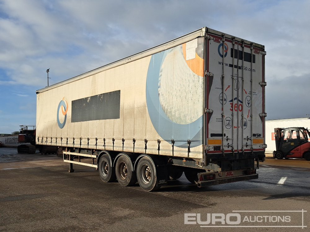 SDC 45' Tri Axle Curtainsider, BPW Axles - Gardintrailer: bilde 3 SDC 45' Tri Axle Curtainsider, BPW Axles - Gardintrailer: bilde 3