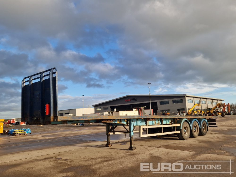SDC 45' Tri Axle Flat Trailer, BPW Axles - Åpen semitrailer: bilde 1 SDC 45' Tri Axle Flat Trailer, BPW Axles - Åpen semitrailer: bilde 1