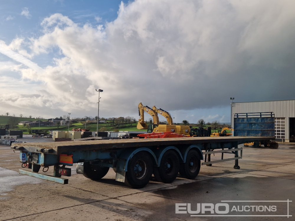 SDC 45' Tri Axle Flat Trailer, BPW Axles - Åpen semitrailer: bilde 3 SDC 45' Tri Axle Flat Trailer, BPW Axles - Åpen semitrailer: bilde 3