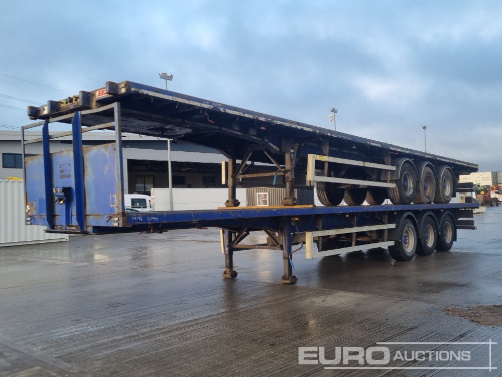 SDC Tri Axle Flat Bed Trailer - Åpen semitrailer: bilde 1 SDC Tri Axle Flat Bed Trailer - Åpen semitrailer: bilde 1
