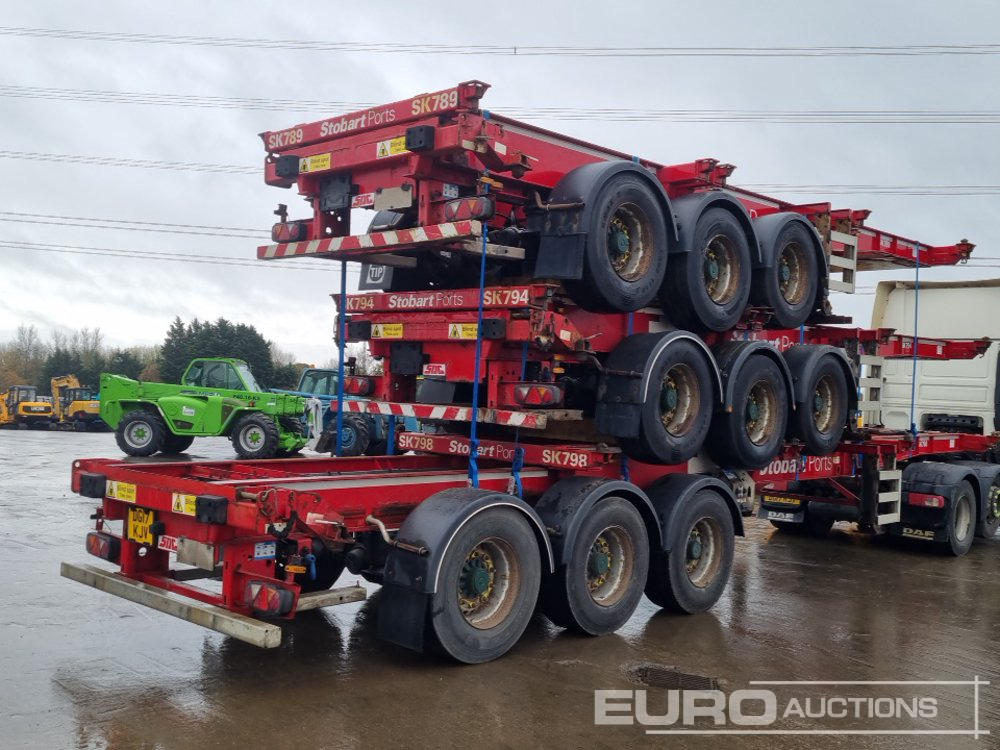 SDC Tri Axle Sliding Skeletal Trailer (3 of) - Åpen semitrailer: bilde 5 SDC Tri Axle Sliding Skeletal Trailer (3 of) - Åpen semitrailer: bilde 5