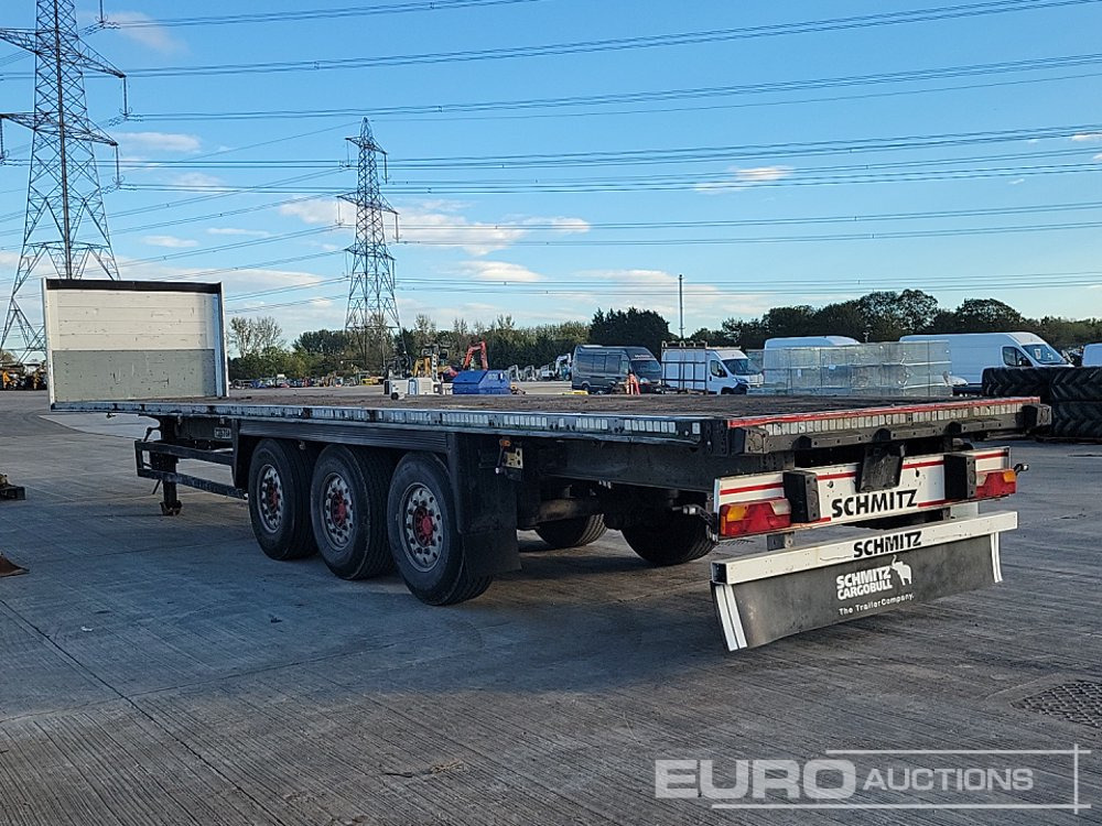 Schmitz Tri Axle Flatbed Trailer - Åpen semitrailer: bilde 3 Schmitz Tri Axle Flatbed Trailer - Åpen semitrailer: bilde 3