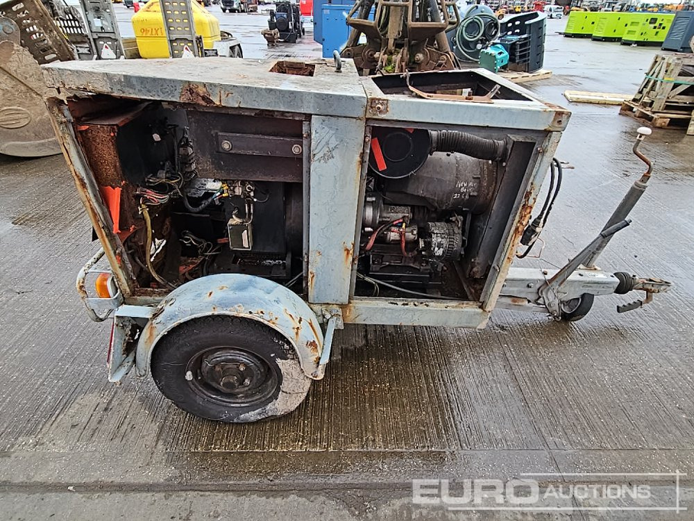 Single Axle 240Volt Generator, Lister Petter Engine - Elektrisk generator: bilde 2 Single Axle 240Volt Generator, Lister Petter Engine - Elektrisk generator: bilde 2