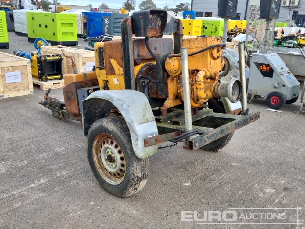 Single Axle 4" Water Pump, Hatz Engine - Vannpumpe: bilde 3 Single Axle 4" Water Pump, Hatz Engine - Vannpumpe: bilde 3