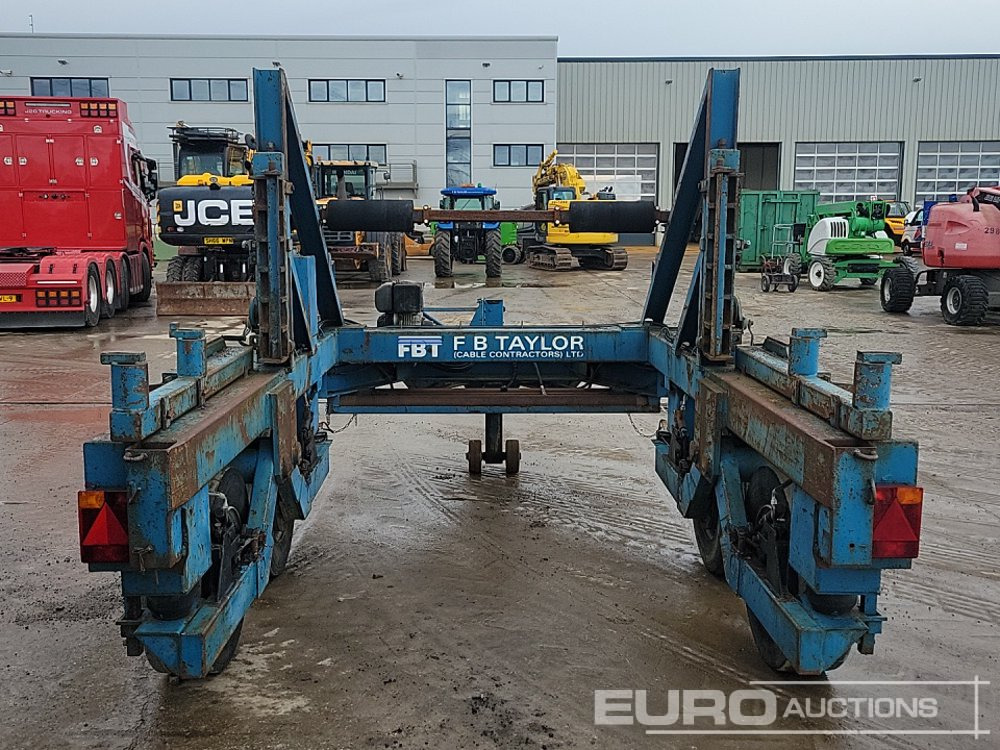 Single Axle Hydraulic Cable Reel Trailer, 1 Cylinder Engine - Landbrukstilhenger: bilde 4 Single Axle Hydraulic Cable Reel Trailer, 1 Cylinder Engine - Landbrukstilhenger: bilde 4