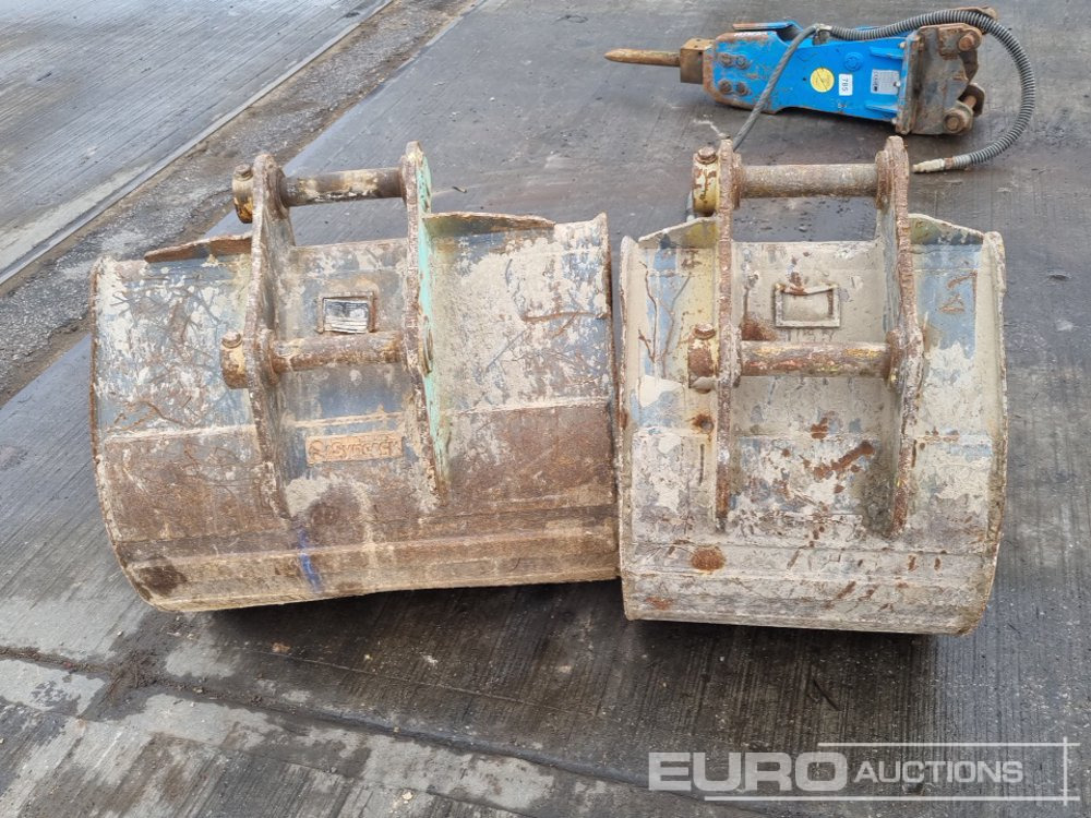 Strickland 36", 24" Digging Bucket 50mm Pin to suit 6-8 Ton Excavator - Skuffe: bilde 4 Strickland 36", 24" Digging Bucket 50mm Pin to suit 6-8 Ton Excavator - Skuffe: bilde 4