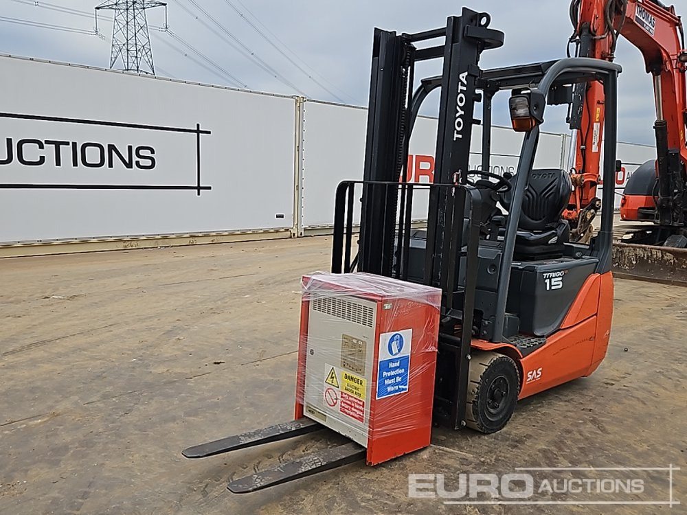 Toyota 8FBET15 - Gaffeltruck: bilde 1 Toyota 8FBET15 - Gaffeltruck: bilde 1