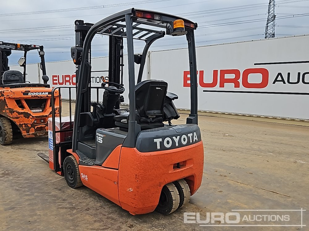 Toyota 8FBET15 - Gaffeltruck: bilde 3 Toyota 8FBET15 - Gaffeltruck: bilde 3