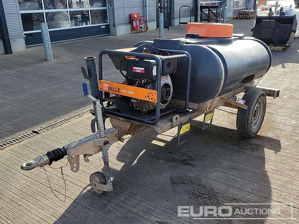 Trailer Engineering Single Axle Plastic Water Bowser, Belle BWX152501DS Pressure Washer - Høytrykkspyler: bilde 1 Trailer Engineering Single Axle Plastic Water Bowser, Belle BWX152501DS Pressure Washer - Høytrykkspyler: bilde 1