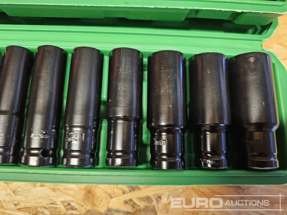 Unused 10Pcs 1/2" Deep Impact Socket Set (10mm-24mm) (2 of) - Verkstedutstyr: bilde 3 Unused 10Pcs 1/2" Deep Impact Socket Set (10mm-24mm) (2 of) - Verkstedutstyr: bilde 3