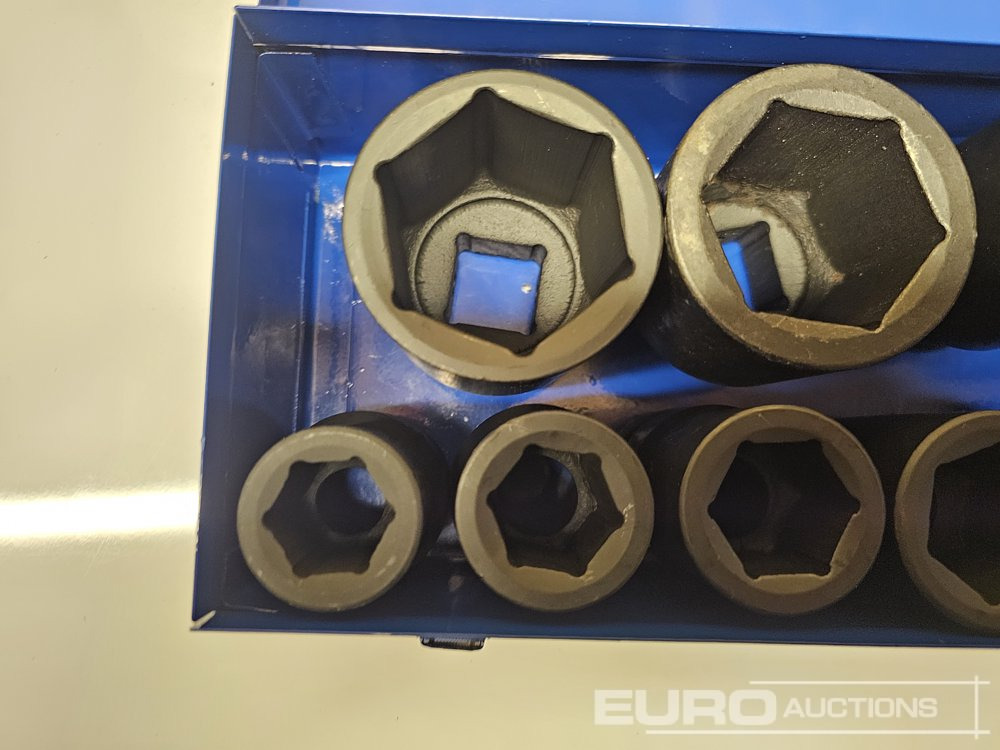 Unused 10Pcs 1" Impact Socket Set (22mm-50mm) - Verkstedutstyr: bilde 2 Unused 10Pcs 1" Impact Socket Set (22mm-50mm) - Verkstedutstyr: bilde 2
