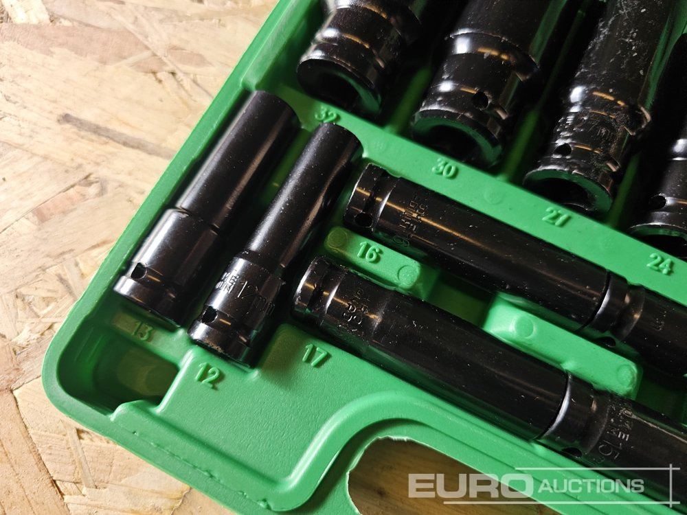 Unused 15Pcs 1/2" Deep Impact Socket Set (10mm-32mm) - Verkstedutstyr: bilde 3 Unused 15Pcs 1/2" Deep Impact Socket Set (10mm-32mm) - Verkstedutstyr: bilde 3