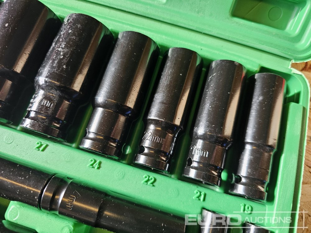 Unused 15Pcs 1/2" Deep Impact Socket Set (10mm-32mm) - Verkstedutstyr: bilde 4 Unused 15Pcs 1/2" Deep Impact Socket Set (10mm-32mm) - Verkstedutstyr: bilde 4
