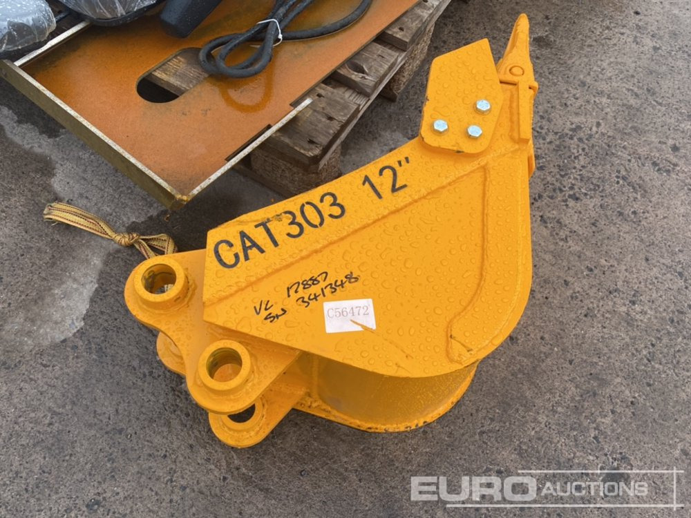 Unused 2025 12" Digging Bucket to suit Mini Excavator - Skuffe: bilde 1 Unused 2025 12" Digging Bucket to suit Mini Excavator - Skuffe: bilde 1