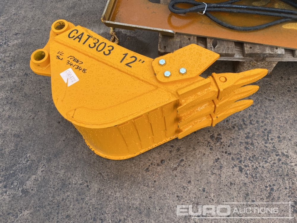 Unused 2025 12" Digging Bucket to suit Mini Excavator - Skuffe: bilde 3 Unused 2025 12" Digging Bucket to suit Mini Excavator - Skuffe: bilde 3