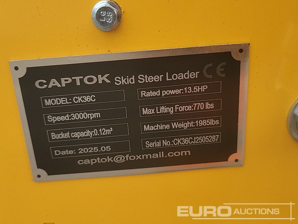 Kompaktlaster Unused 2025 Captok CK36C: bilde 38
