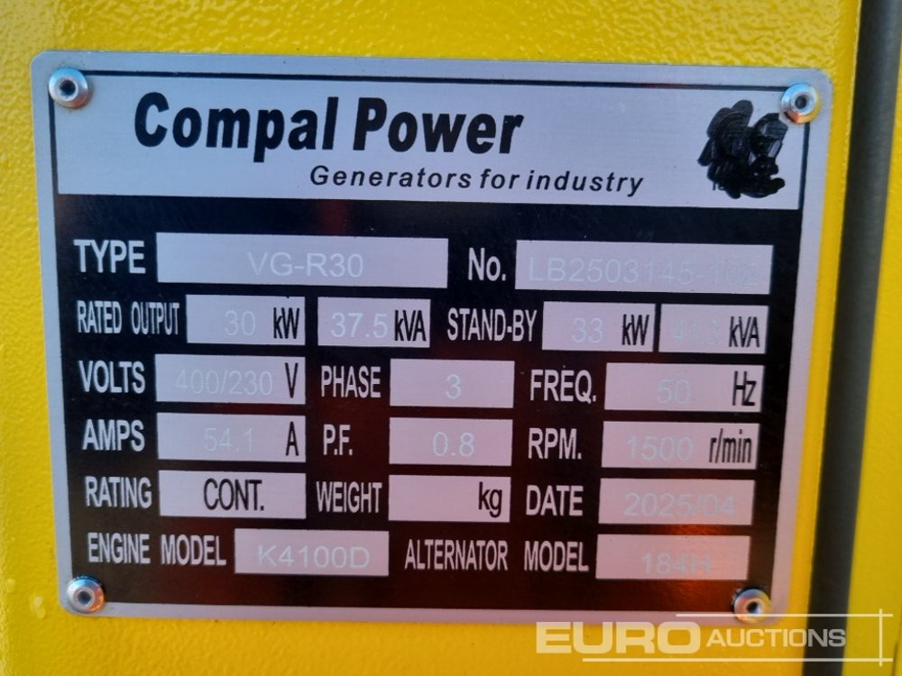 Elektrisk generator Unused 2025 Compal Power VG-R30: bilde 35