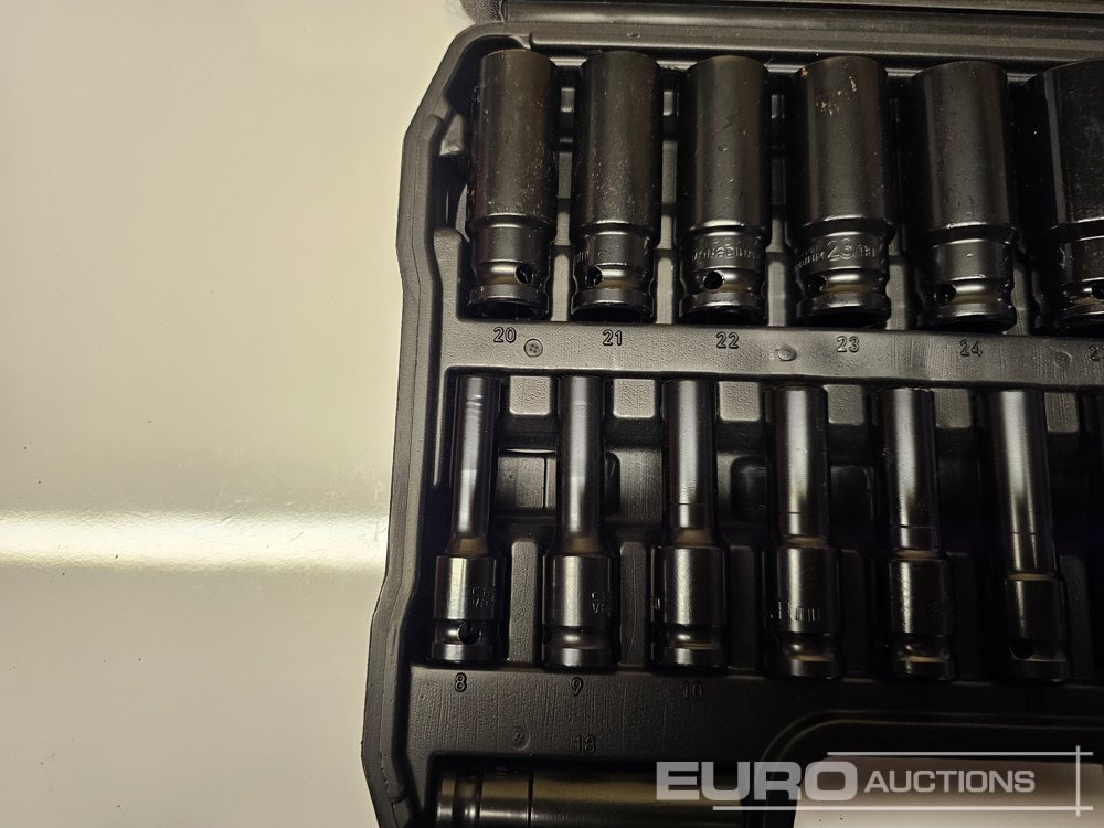 Unused 20Pcs 1/2" Deep Impact Socket Set (8mm-32mm) - Verkstedutstyr: bilde 3 Unused 20Pcs 1/2" Deep Impact Socket Set (8mm-32mm) - Verkstedutstyr: bilde 3