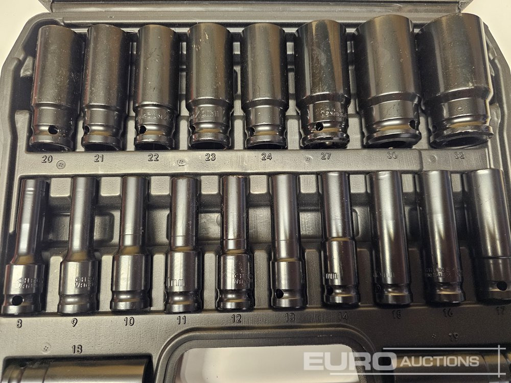 Unused 20Pcs 1/2" Deep Impact Socket Set (8mm-32mm) - Verkstedutstyr: bilde 4 Unused 20Pcs 1/2" Deep Impact Socket Set (8mm-32mm) - Verkstedutstyr: bilde 4