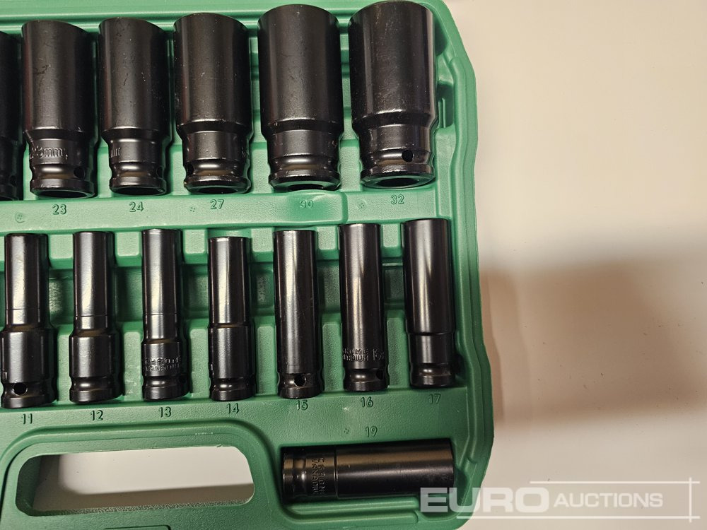 Unused 20Pcs 1/2" Deep Impact Socket Set (8mm-32mm) - Verkstedutstyr: bilde 4 Unused 20Pcs 1/2" Deep Impact Socket Set (8mm-32mm) - Verkstedutstyr: bilde 4