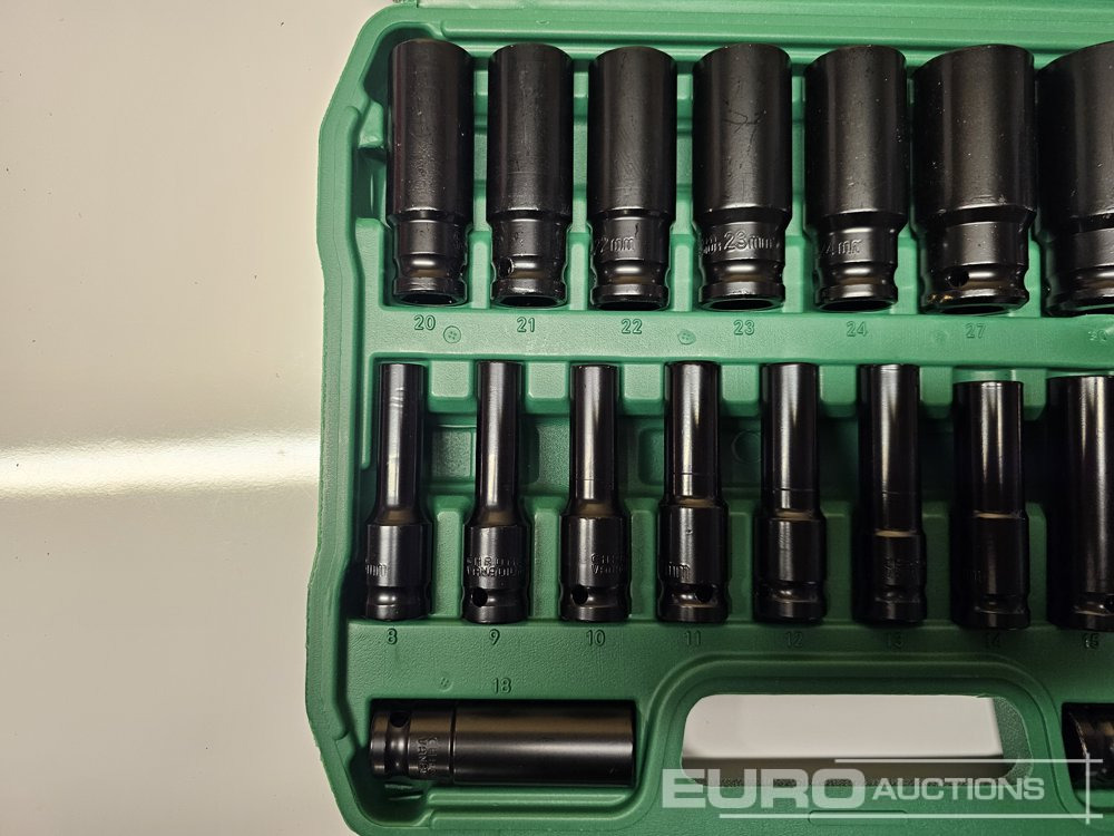 Unused 20Pcs 1/2" Deep Impact Socket Set (8mm-32mm) - Verkstedutstyr: bilde 2 Unused 20Pcs 1/2" Deep Impact Socket Set (8mm-32mm) - Verkstedutstyr: bilde 2