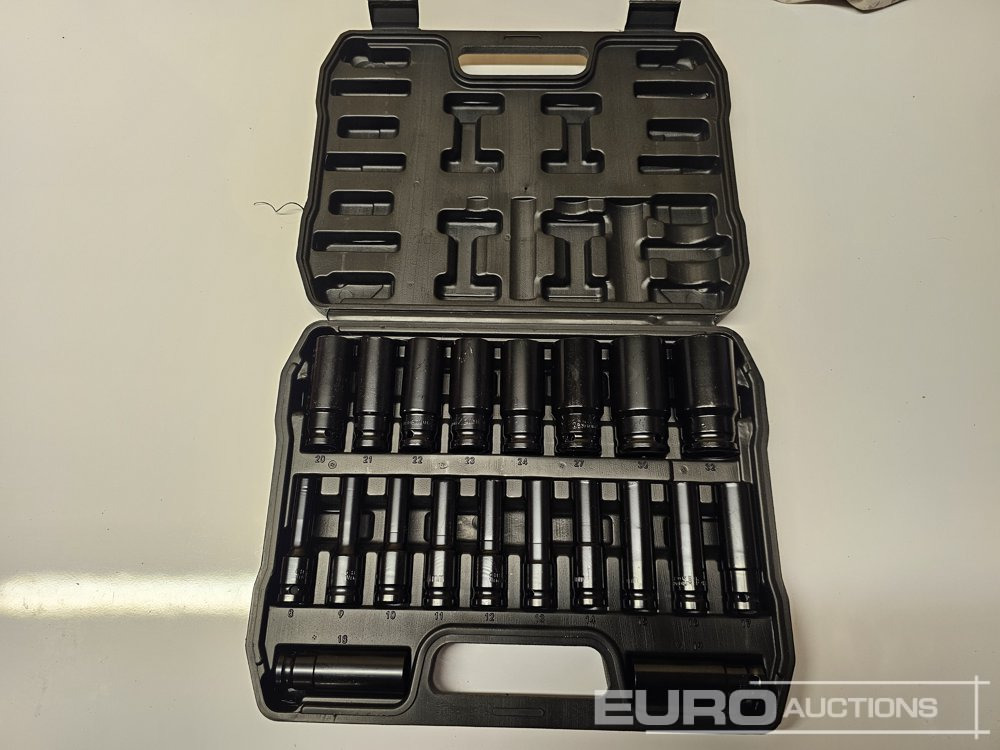 Unused 20Pcs 1/2" Deep Impact Socket Set (8mm-32mm) - Verkstedutstyr: bilde 1 Unused 20Pcs 1/2" Deep Impact Socket Set (8mm-32mm) - Verkstedutstyr: bilde 1