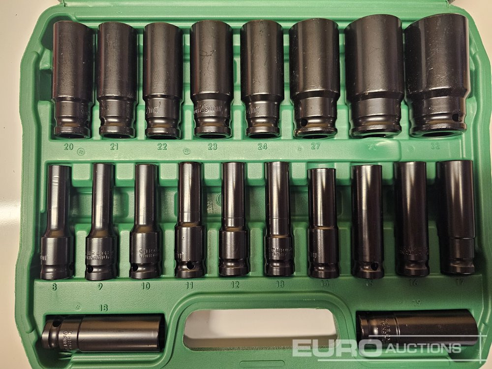 Unused 20Pcs 1/2" Deep Impact Socket Set (8mm-32mm) - Verkstedutstyr: bilde 3 Unused 20Pcs 1/2" Deep Impact Socket Set (8mm-32mm) - Verkstedutstyr: bilde 3