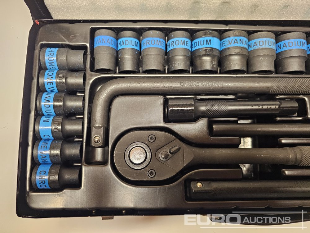 Unused 24Pcs1/2" Impact Socket 7 Ratchet Set (8mm-32mm) - Verkstedutstyr: bilde 2 Unused 24Pcs1/2" Impact Socket 7 Ratchet Set (8mm-32mm) - Verkstedutstyr: bilde 2