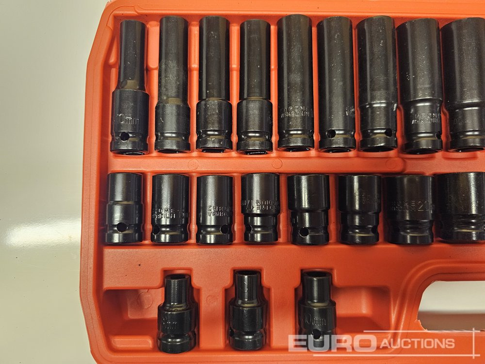 Unused 35Pcs 1/2" Deep Impact Socket Set (8mm-32mm) - Verkstedutstyr: bilde 2 Unused 35Pcs 1/2" Deep Impact Socket Set (8mm-32mm) - Verkstedutstyr: bilde 2