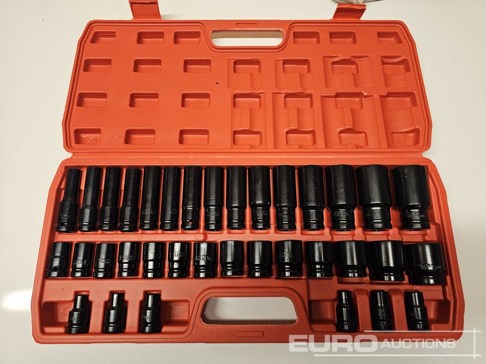 Unused 35Pcs 1/2" Deep Impact Socket Set (8mm-32mm) - Verkstedutstyr: bilde 3 Unused 35Pcs 1/2" Deep Impact Socket Set (8mm-32mm) - Verkstedutstyr: bilde 3