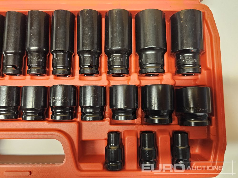 Unused 35Pcs 1/2" Deep Impact Socket Set (8mm-32mm) - Verkstedutstyr: bilde 4 Unused 35Pcs 1/2" Deep Impact Socket Set (8mm-32mm) - Verkstedutstyr: bilde 4