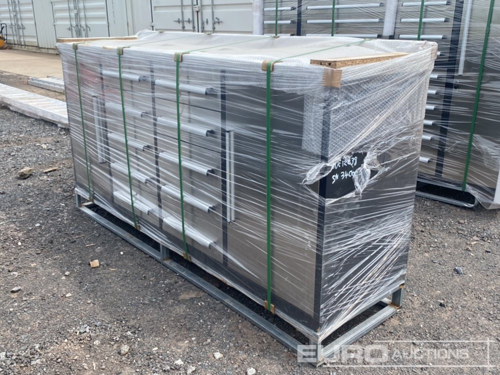 Unused 7', 10 Drawer, 2 Door Tool Box - Anleggsmaskiner: bilde 2 Unused 7', 10 Drawer, 2 Door Tool Box - Anleggsmaskiner: bilde 2