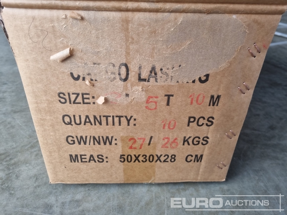 Verkstedutstyr Unused Boss 10M 5T Ratchet Strap (10 of): bilde 13