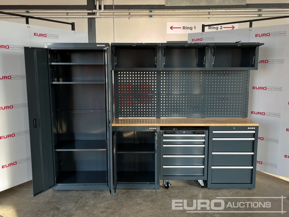 Unused Boss 2.6m 9 Drawer, 5 Cabinet Tool Station - Anleggsmaskiner: bilde 4 Unused Boss 2.6m 9 Drawer, 5 Cabinet Tool Station - Anleggsmaskiner: bilde 4