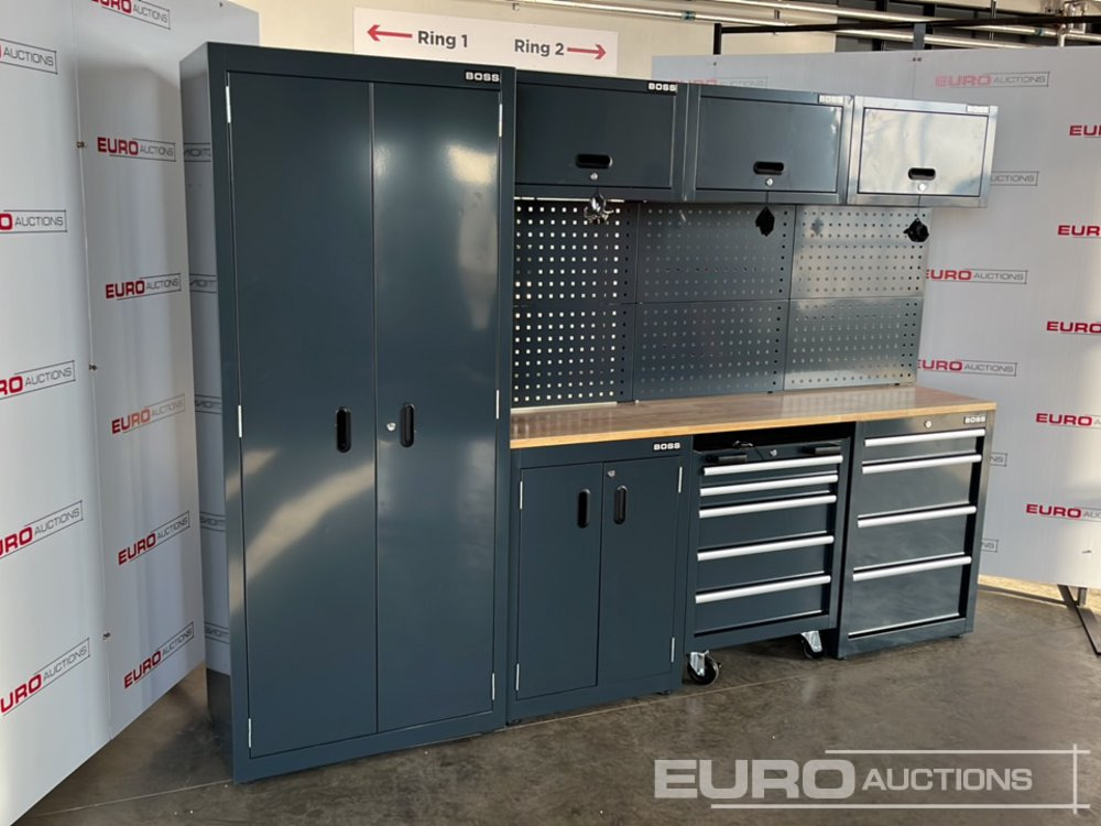 Unused Boss 2.6m 9 Drawer, 5 Cabinet Tool Station - Anleggsmaskiner: bilde 3 Unused Boss 2.6m 9 Drawer, 5 Cabinet Tool Station - Anleggsmaskiner: bilde 3