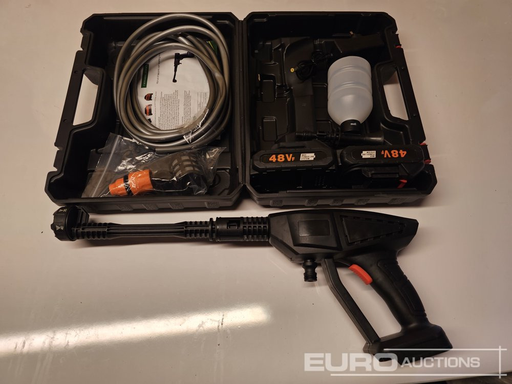 Unused Cordless Pressure Washer, Spray FoamTank, Hose, 2 Batteries - Verkstedutstyr: bilde 1 Unused Cordless Pressure Washer, Spray FoamTank, Hose, 2 Batteries - Verkstedutstyr: bilde 1