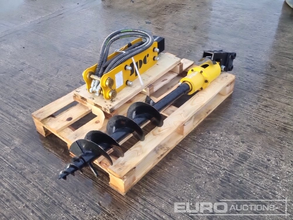 Unused JPC Hydraulic Breaker & 200mm Hydraulic Auger Flight & Drive 25mm Pin to suit Mini Excavator - Hydraulisk hammer: bilde 5 Unused JPC Hydraulic Breaker & 200mm Hydraulic Auger Flight & Drive 25mm Pin to suit Mini Excavator - Hydraulisk hammer: bilde 5